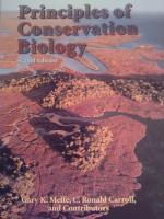 Principles of conservation biology
