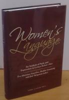 Women's language : an analysis of Style and Expression in Letters before 1800
