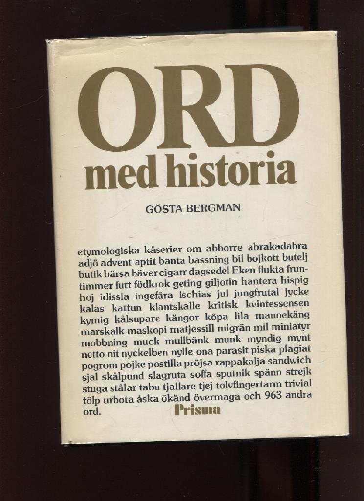 Ord med historia