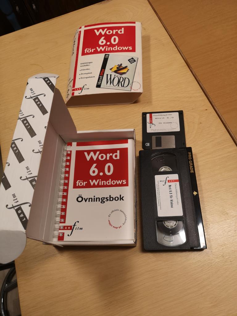 Word 6.0 för Windows datautbildning, 1994