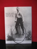 Vykort: Gammal cykel