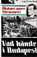 Boken som försvann : Vad hände i Budapest