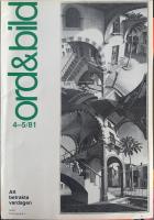 Ord & Bild 4-5 1981 - Att betrakta vardagen