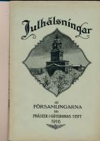 Julhlsningar till församlingarna från Präster i Göteborgs Stift 1916