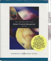 Modern finacial management